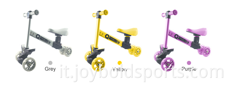 2021 Fabbrica all'ingrosso nuovo design vendita calda bambini bambino equilibrio bici Telaio in lega di alluminio colorato bambini equilibrio bicicletta